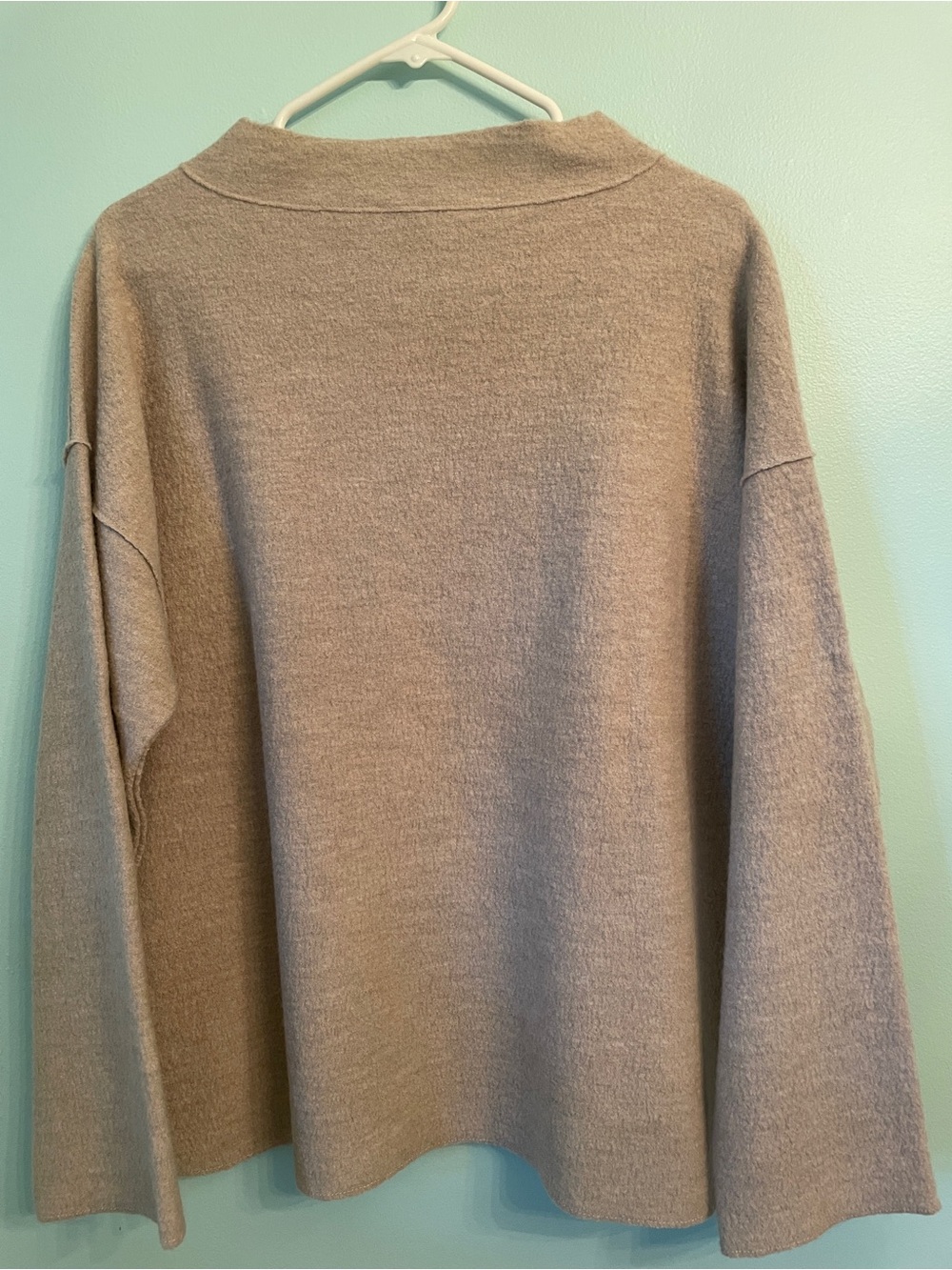 Eileen Fisher Woman’s Crewneck Sweater - Light Taupe - Picture 3 of 4